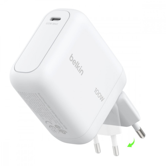 Ładowarka 100W GaN składana wtyczka 1xUSB-C 