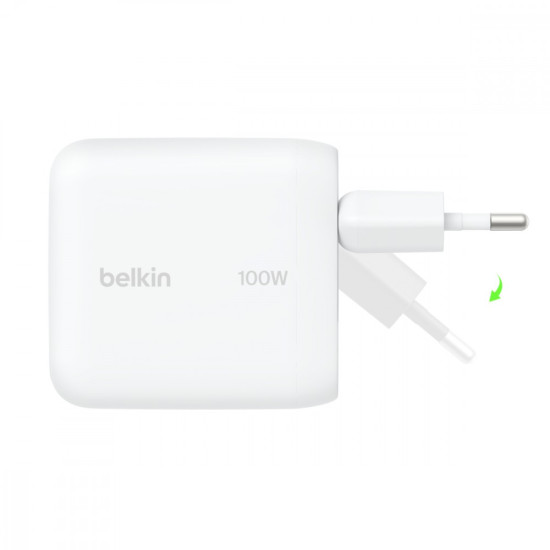 Ładowarka 100W GaN składana wtyczka 1xUSB-C 