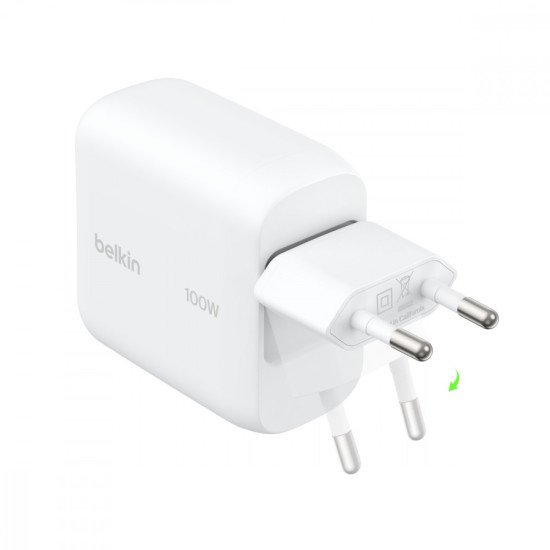 Ładowarka 100W GaN składana wtyczka 1xUSB-C 
