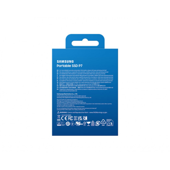 Dysk SSD Portable P7 1TB USB4.0 GEN 3x2 MU-PF1T0G/WW