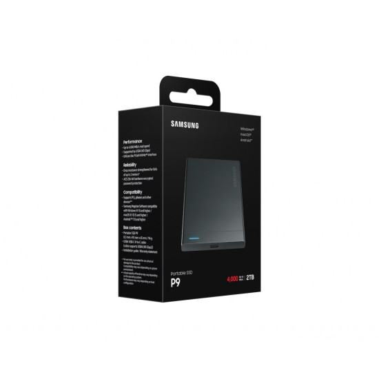 Dysk SSD Portable P9 2TB USB4.0 GEN 3x2 MU-PJ2T0G/WW