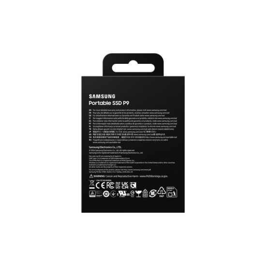 Dysk SSD Portable P9 2TB USB4.0 GEN 3x2 MU-PJ2T0G/WW