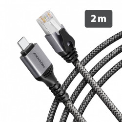 ADE-CM20 USB-C Gigabit Ethernet adapter z zintegrowanym kablem sieciowym CAT6 RJ-45 2 m