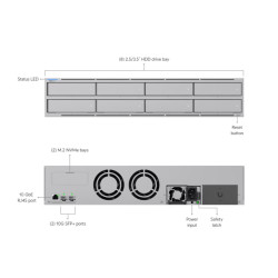 Serwer UNAS-Pro-8 8-bay NAS