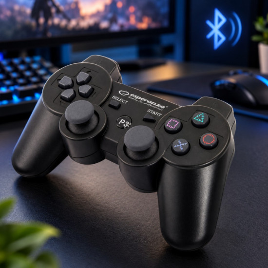 GAMEPAD BEZPRZEWODOWY BLUETOOTH PS3 MARINE 