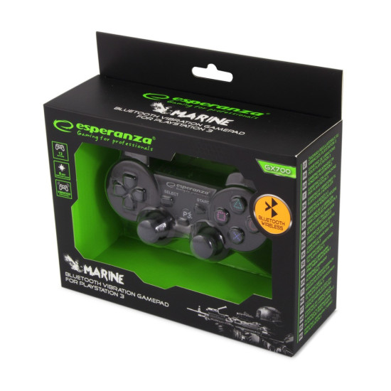 GAMEPAD BEZPRZEWODOWY BLUETOOTH PS3 MARINE 