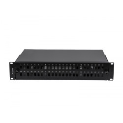 Przełącznica światłowodowa 48XSC Simplex / 48XLC Duplex Rack 19 cali 2U czarna + akcesoria 