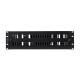 Przełącznica światłowodowa 48XSC Duplex / 48XLC Quad Rack 19 cali 3U czarna + akcesoria 
