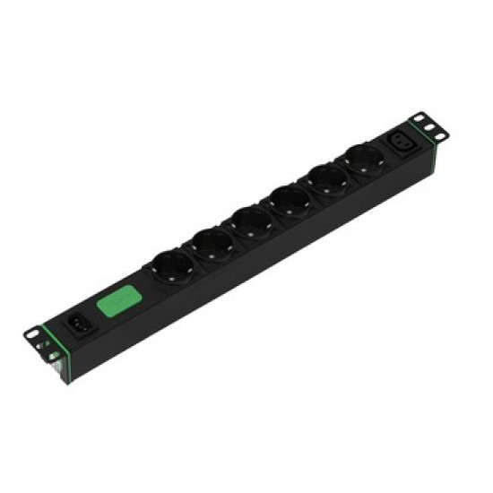 Listwa zasilająca SEP6104G EasyPDU, Basic 1U, 10A, 230V, 6SCH,1C13