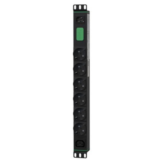Listwa zasilająca SEP6104G EasyPDU, Basic 1U, 10A, 230V, 6SCH,1C13