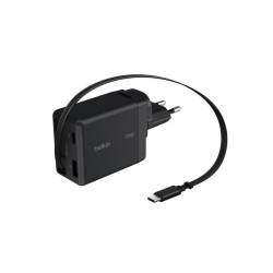 Ładowarka 70W zwijany kabel USB-C , USB-C, USB-A 