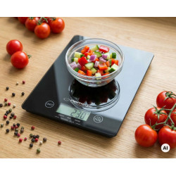 Waga kuchenna LEMON CZARNA EKS002K 