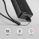 ADE-10GR Karta sieciowa USB-C 10Gbps, port RJ-45 10GbE (10/5/2.5/1G), chipset Realtek RTL8159, Wake-on-LAN, aluminiowa, odłączany kabel 19 cm, czarna