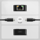 ADE-10GR Karta sieciowa USB-C 10Gbps, port RJ-45 10GbE (10/5/2.5/1G), chipset Realtek RTL8159, Wake-on-LAN, aluminiowa, odłączany kabel 19 cm, czarna