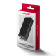 ADE-10GR Karta sieciowa USB-C 10Gbps, port RJ-45 10GbE (10/5/2.5/1G), chipset Realtek RTL8159, Wake-on-LAN, aluminiowa, odłączany kabel 19 cm, czarna