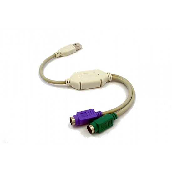 Adapter USB->2xPS2 (klawiatura+mysz) UAPS12