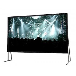 Ekran ramowy FOLD 380, 16:9, 426.4 x 249 cm, czarne ramki, Matt White