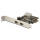 Karta/Kontroler Firewire (800) PCI Exp., 2xZew. 1xWew. IEEE1394b 9pin,Low Profile, Chipset: XIO2213B