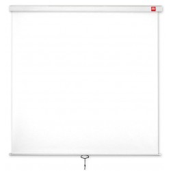 Ekran ścienny ręczny Wall Standard 175, 1:1, 175x175cm, powierzchnia biała, matowa