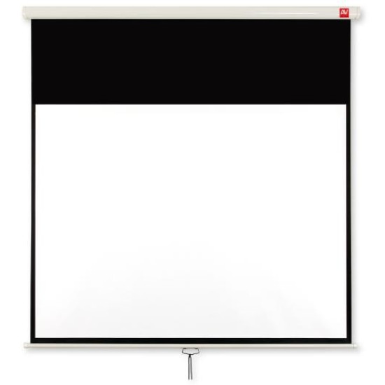 Ekran ścienny ręczny Video 200, 4:3, 196x146.5cm, powierzchnia biała, matowa