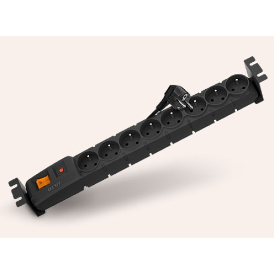 Listwa zasilająca S8 FA RACK 3M-8 gniazd