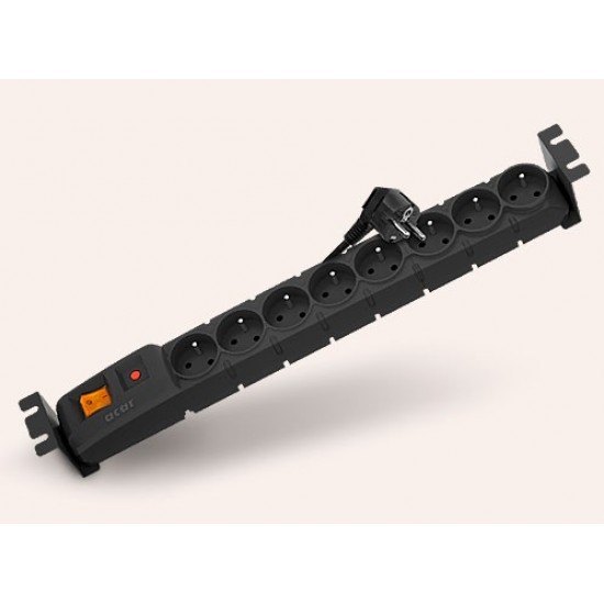 Listwa zasilająca S8 FA RACK 3M-8 gniazd