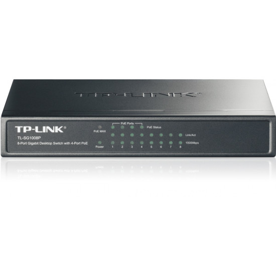 SG1008P switch 8x1GB PoE 