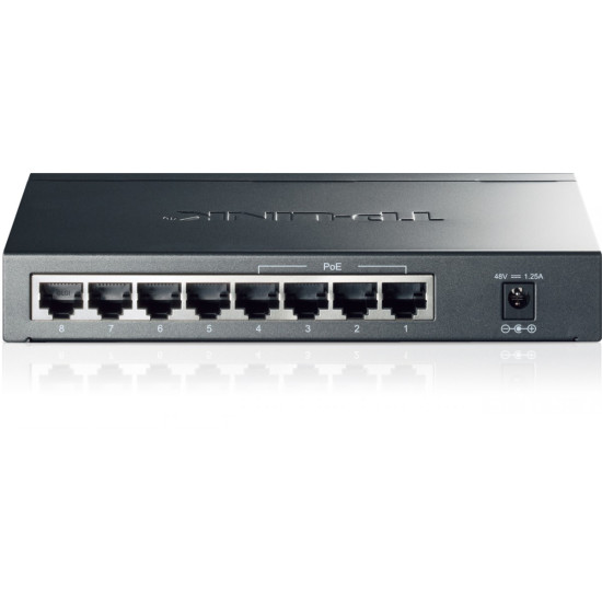 SG1008P switch 8x1GB PoE 