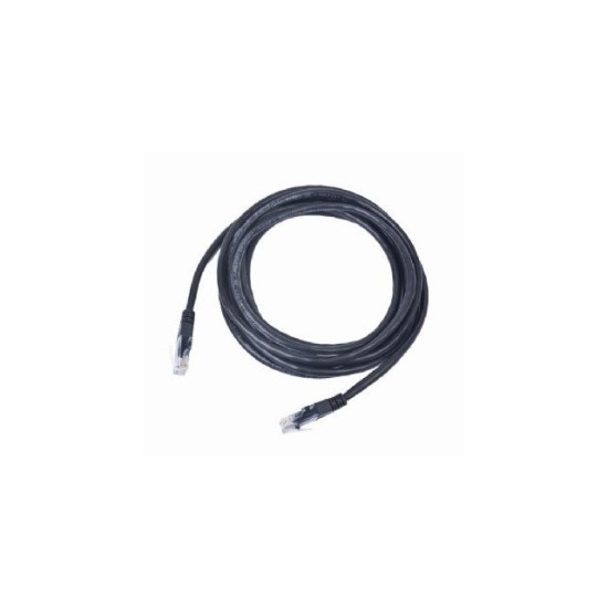Patch cord kat.5e osłonka zalewana 0.25M czarny 