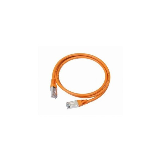 Patch cord kat.5e osłonka zalewana 0.25M pomarańczowy 