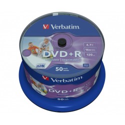 DVD+R 16x 4.7GB 50P CB Printable NO ID   43512