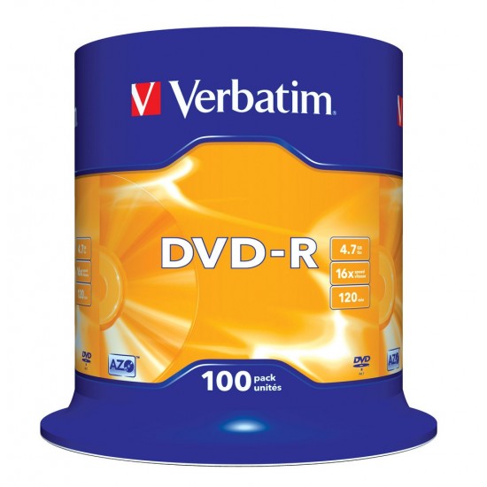 DVD-R 16x 4.7GB 100 CB             43549