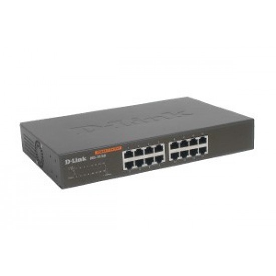 DGS-1016D switch L2 16x1GBE Desktop/Rack 19'