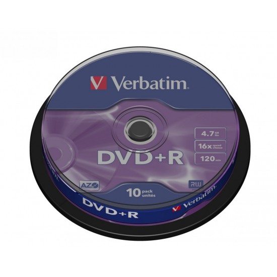 DVD+R 16x 4.7GB 10P CB           43498