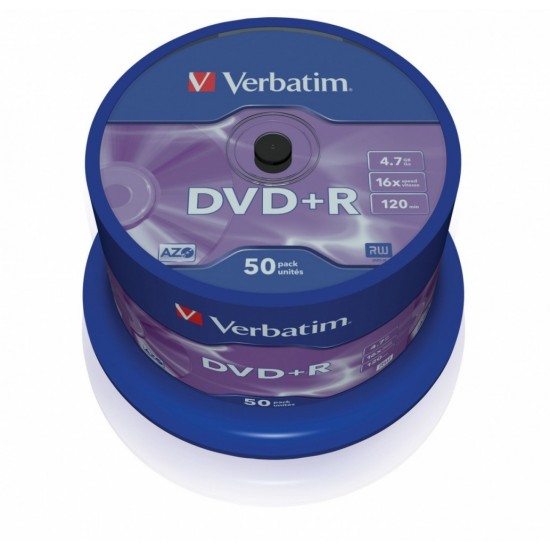 DVD+R 16x 4.7GB 50P CB 43550 DVD+R 16x 4.7GB 50P CB 43550