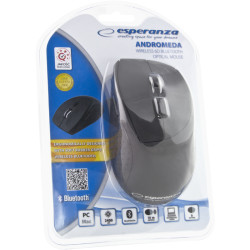 MYSZ BLUETOOTH OPTYCZNA EM123K ANDROMEDA 1000/1600/2400DPI, 6D 