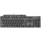 Przewodowa biznesowa klawiatura multimedialna USB KB-522, czarna 