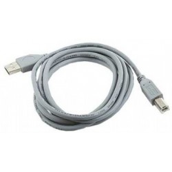 Kabel USB 2.0 typu AB AM-BM 1.8m szary Kabel USB 2.0 typu AB AM-BM 1.8m szary