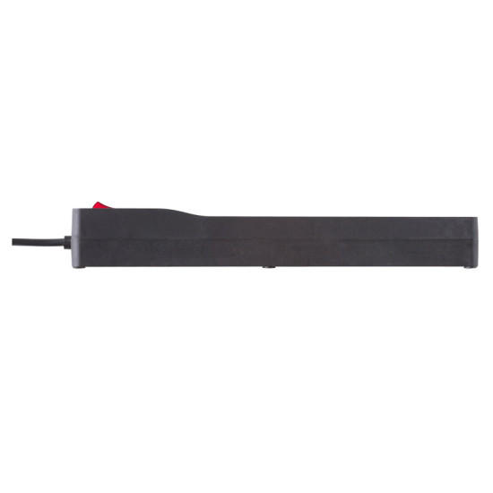 Listwa przeciwprzepięciowa ZX 510, 1L, 5,0m, czarna 