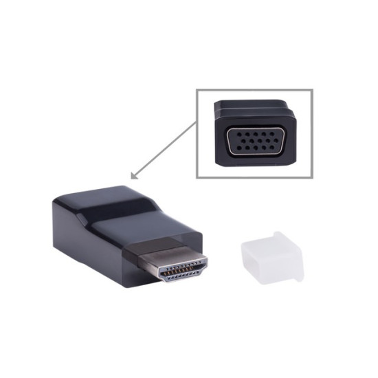 Adapter HDMI-A(M)->VGA(F) 