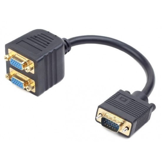 Adapter VGA(M)->2xVGA(F) 20cm 