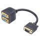 Adapter VGA(M)->2xVGA(F) 20cm 