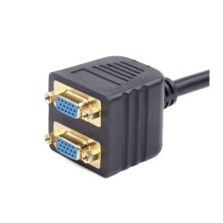 Adapter VGA(M)->2xVGA(F) 20cm 