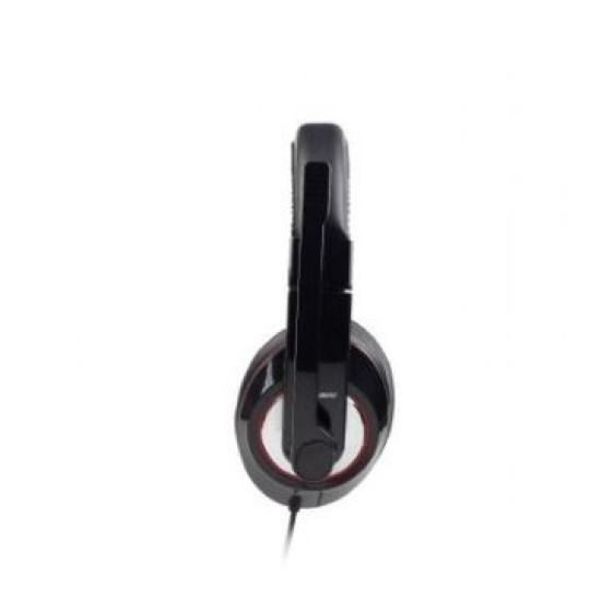 Słuchawki z mikrofonem MHS-001 czarne 