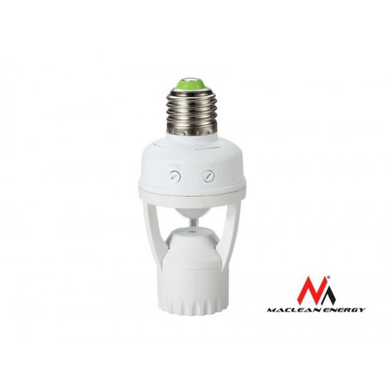 Oprawa żarówki z czujnikiem ruchu zmierzchu 360°  MCE24