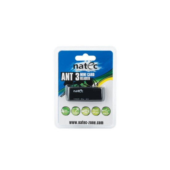 Czytnik kart pamięci ANT 3 Mini (SDHC/MMC/M2/Micro SD) Black 