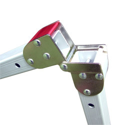 Ekran ramowy FOLD 360, 4:3, 385.8 x 294.3 cm, czarne ramki, Matt White