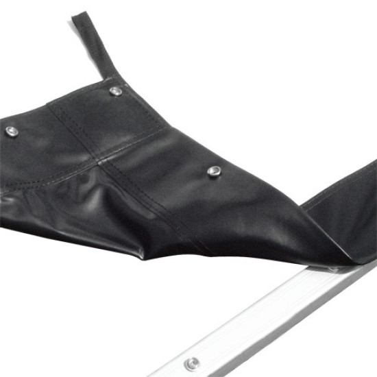 Ekran ramowy FOLD 360, 4:3, 385.8 x 294.3 cm, czarne ramki, Matt White