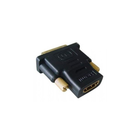 Adapter HDMI(F)->DVI(M) pozłacane końcówki