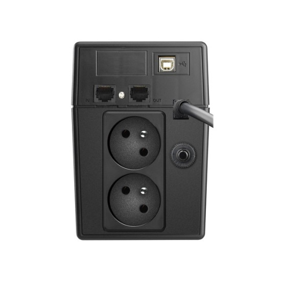 UPS LINE-INTERACTIVE 600VA 2X PL 230V, PURE SINE    WAVE, RJ11/45 IN/OUT, USB, LCD
